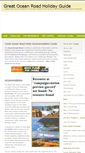 Mobile Screenshot of greatoceanroadholidayguide.com
